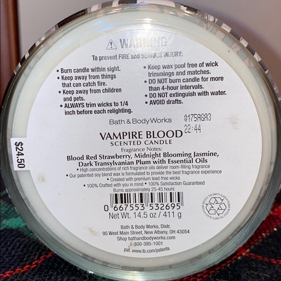 Vampire Blood Soap & 3 Wick Candle - Picture 9 of 9